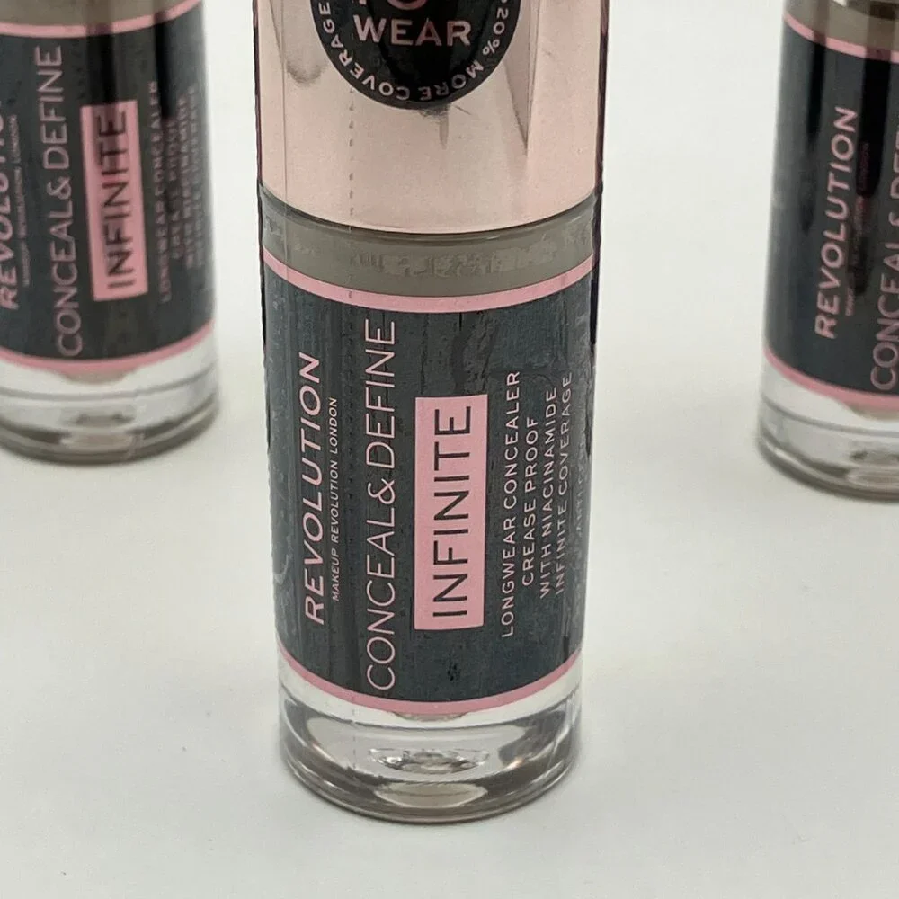 Revolution 3 Set Conceal & Define Infinite Longwear Concealer 16HR Full Cover